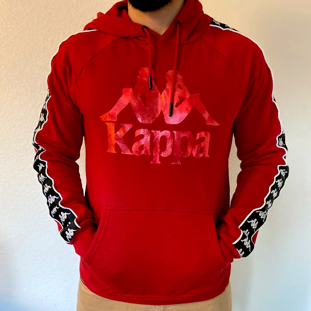 Kappa Men’s Hurtado Banda Red Hoodie